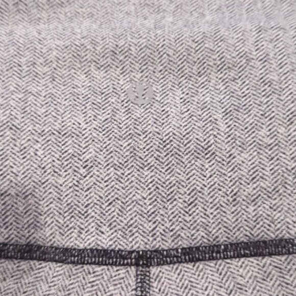 Lululemon Wunder Under Pant (Roll Down)Heathered Herringbone Heathered Black - Picture 7 of 10